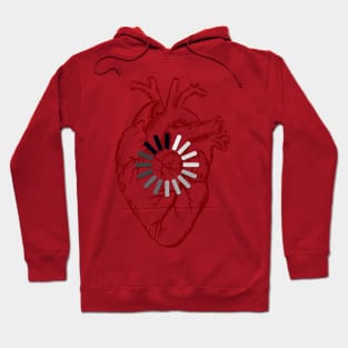 Uploading love red lines Hoodie